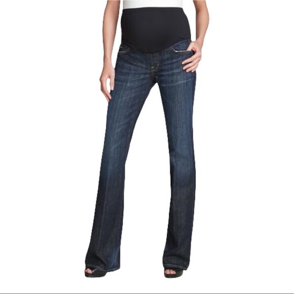 COH Maternity Bootcut Dark Wash Jeans Size 31 - Picture 2 of 9